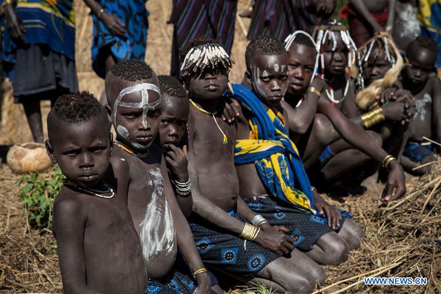 ETHIOPIA-SOUTHERN REGIONAL STATE-PRIMITIVE TRIBE-MURSI