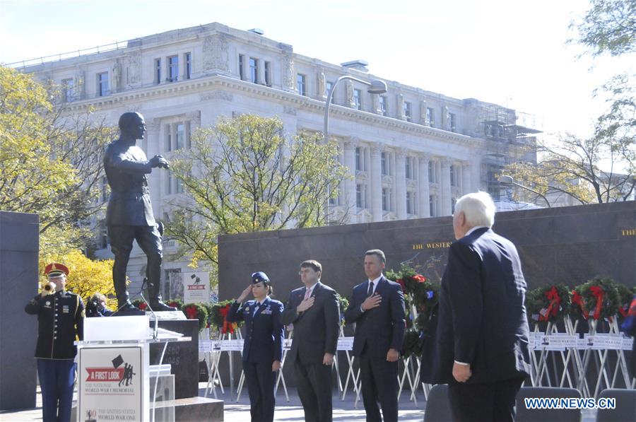 U.S.-WASHINGTON-WWI-100TH ANNIVERSARY-MEMORIAL