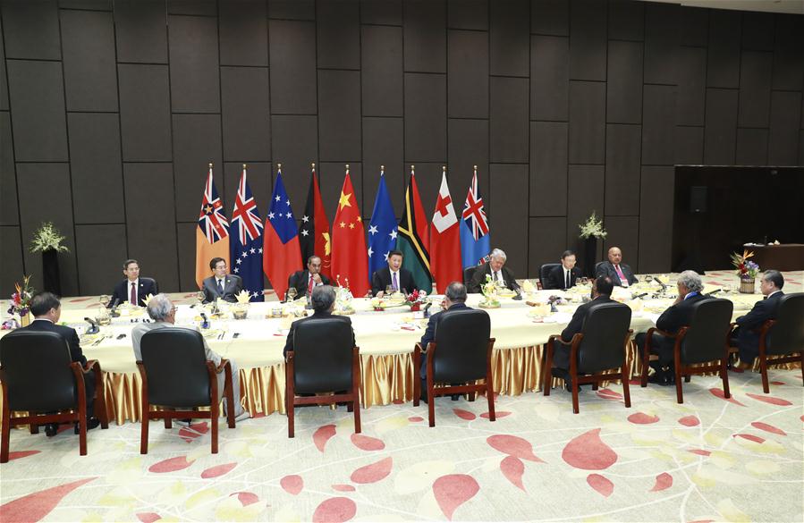 PAPUA NEW GUINEA-CHINA-XI JINPING-COLLECTIVE MEETING (CN)