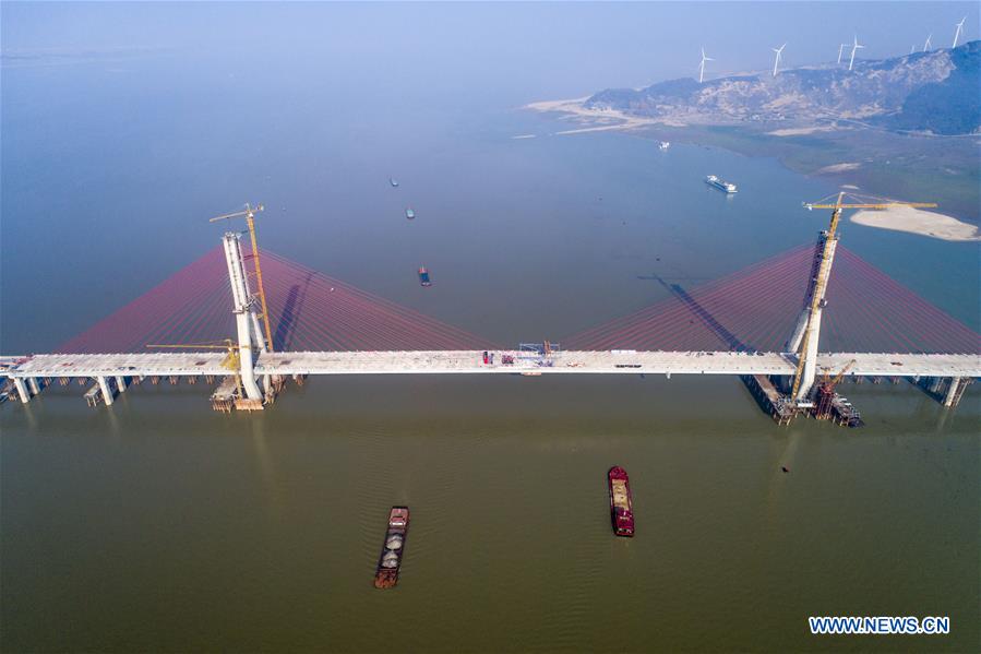 #CHINA-JIANGXI-POYANG LAKE-BRIDGE-CLOSURE (CN)