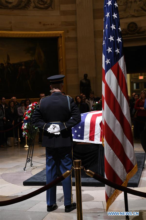 U.S.-WASHINGTON D.C.-GEORGE H.W. BUSH-MOURNING