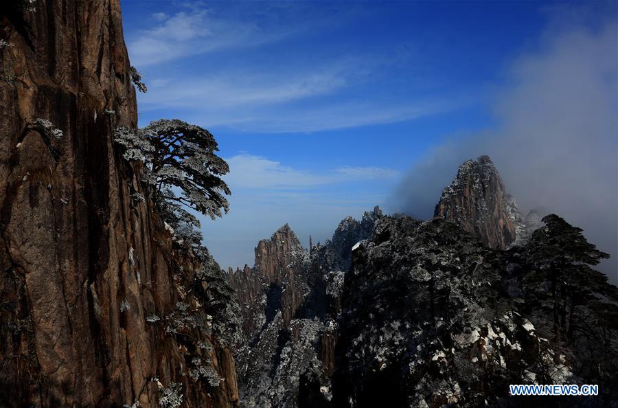 #CHINA-ANHUI-HUANGSHAN MOUNTAIN-SNOW-SCENERY (CN)