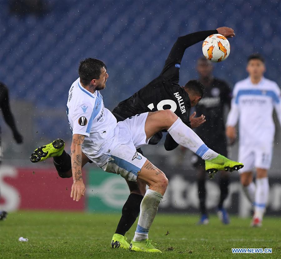 (SP)ITALY-ROME-SOCCER-UEFA EUROPA LEAGUE-LAZIO VS FRANKFURT