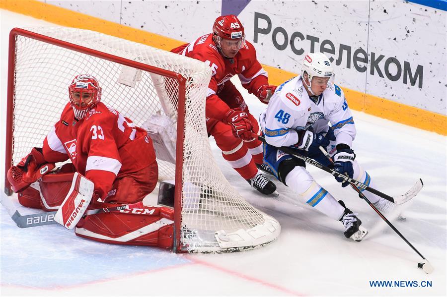 (SP)RUSSIA-MOSCOW-KHL-BARYS VS SPARTAK