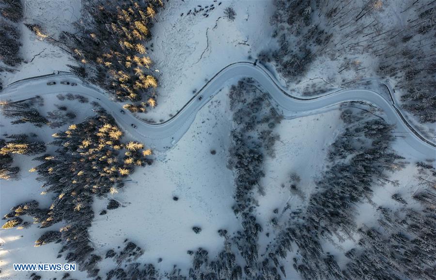 CHINA-XINJIANG-KANAS-SNOW SCENERY (CN)