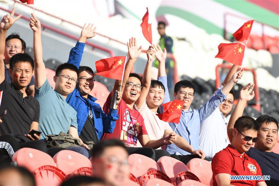 (SP)UAE-ABU DHABI-SOCCER-AFC ASIAN CUP 2019-GROUP C-CHN VS PHILIPPINES