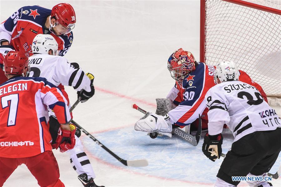 (SP)RUSSIA-MOSCOW-ICE HOCKEY-KHL-CSKA VS TRAKTOR