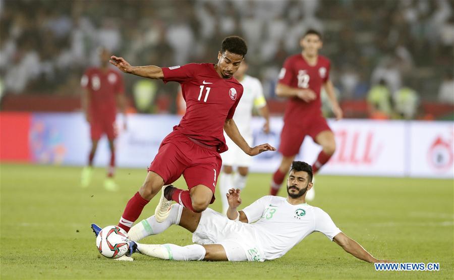 (SP)UAE-ABU DHABI-SOCCER-AFC ASIAN CUP 2019-GROUP E-SAU VS QAT