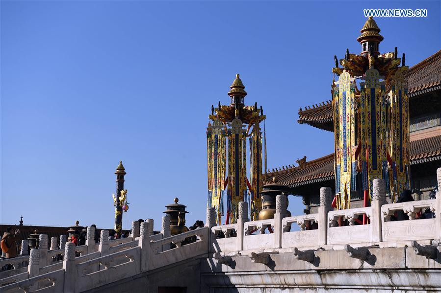 (InPalaceMuseum)CHINA-BEIJING-THE FORBIDDEN CITY-SPRING FESTIVAL CELEBRATION-LANTERNS (CN)