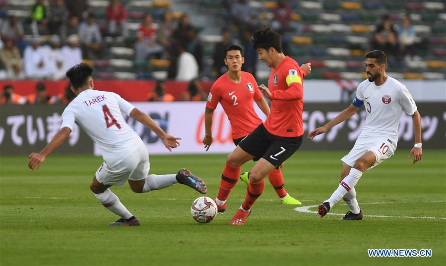 (SP)UAE-ABU DHABI-SOCCER-AFC ASIAN CUP 2019-QUARTERFINAL-KOR VS QAT