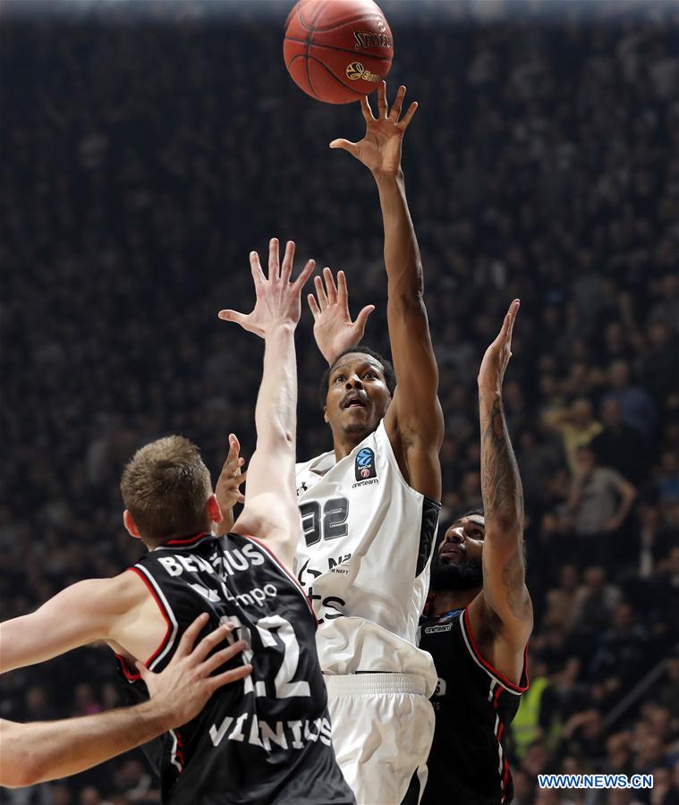 (SP)SERBIA-BELGRADE-BASKETBALL-EUROCUP-PARTIZAN VS RYTAS