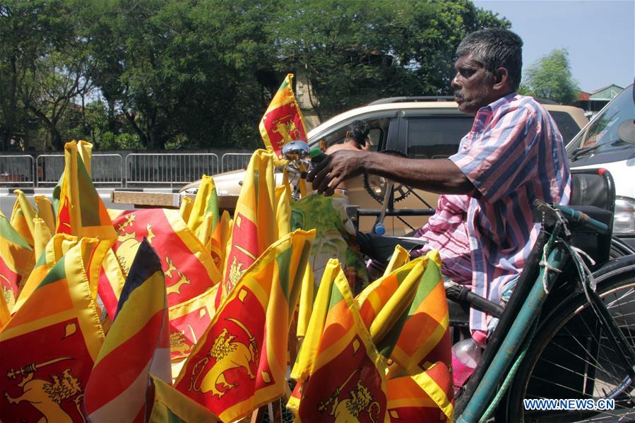 SRI LANKA-COLOMBO-INDEPENDENCE DAY-PREPARATION