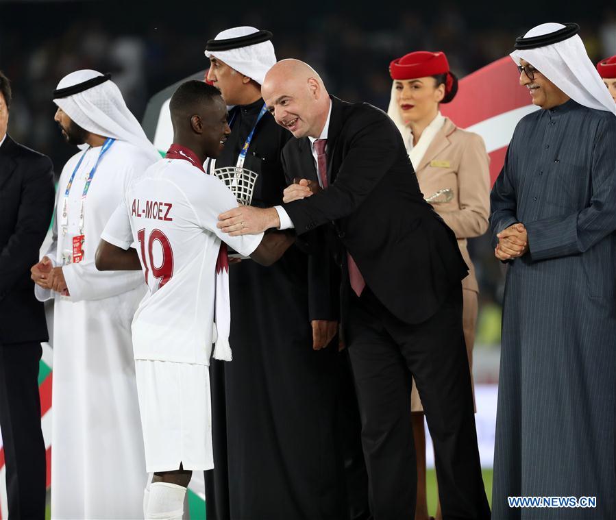 (SP)UAE-ABU DHABI-SOCCER-AFC ASIAN CUP 2019-FINAL-JPN VS QAT