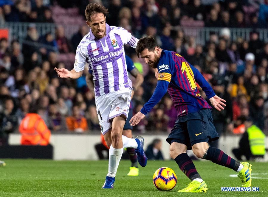 (SP)SPAIN-BARCELONA-SOCCER-SPANISH LEAGUE-BARCELONA VS VALLADOLID