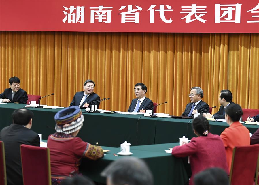 (TWO SESSIONS)CHINA-BEIJING-WANG HUNING-NPC-DELIBERATION (CN)