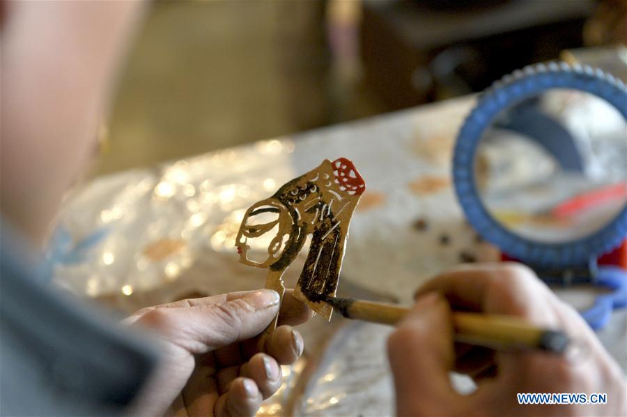 CHINA-GANSU-FOLK ART-SHADOW PUPPET (CN)