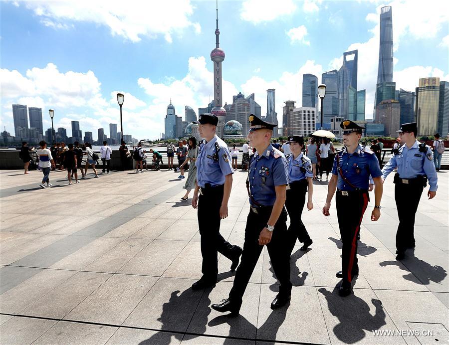 CHINA-ITALY-POLICE-JOINT PATROL