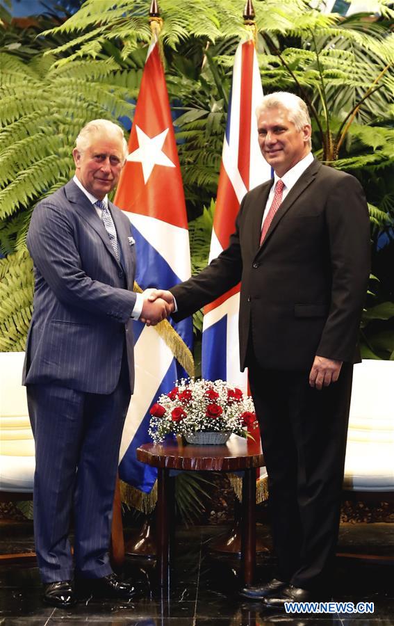 CUBA-HAVANA-BRITAIN-PRINCE CHARLES-VISIT