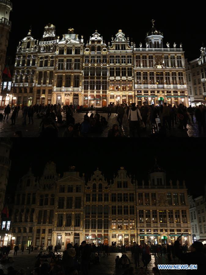 BELGIUM-BRUSSELS-EARTH HOUR