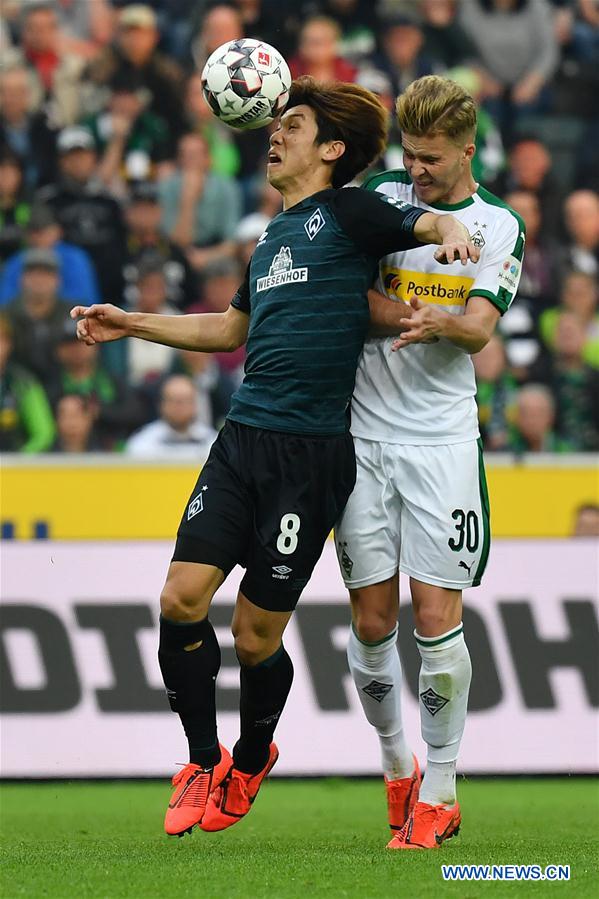 (SP)GERMANY-MOENCHENGLADBACH-SOCCER-BUNDESLIGA-MOENCHENGLADBACH VS BREMEN