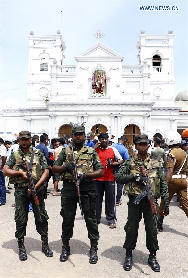 (SPOT NEWS)SRI LANKA-COLOMBO-BLASTS