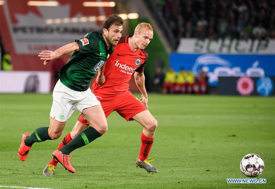 (SP)GERMANY-WOLFSBURG-SOCCER-BUNDESLIGA-WOLFSBURG VS FRANKFURT