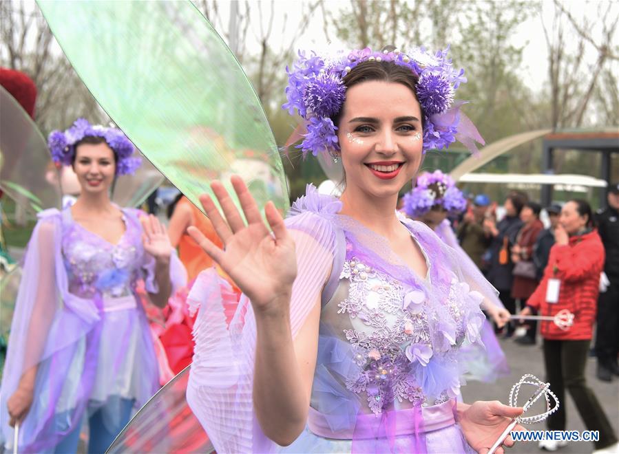 (EXPO 2019)CHINA-BEIJING-HORTICULTURAL EXPO-FLOAT PARADE (CN)