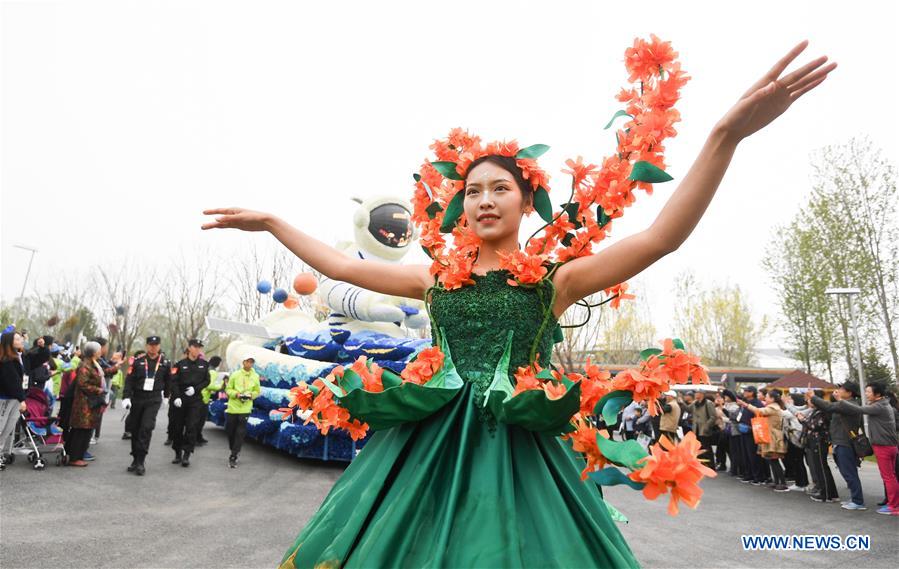 (EXPO 2019)CHINA-BEIJING-HORTICULTURAL EXPO-FLOAT PARADE (CN)