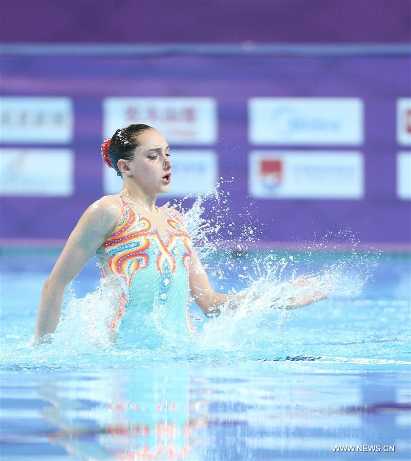 (SP)CHINA-BEIJING-FINA-ARTISTIC SWIMMING WORLD SERIES