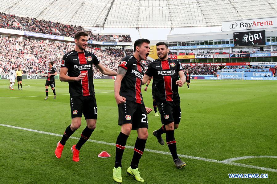 (SP)GERMANY-LEVERKUSEN-SOCCER-BUNDESLIGA-LEVERKUSEN VS FRANKFURT