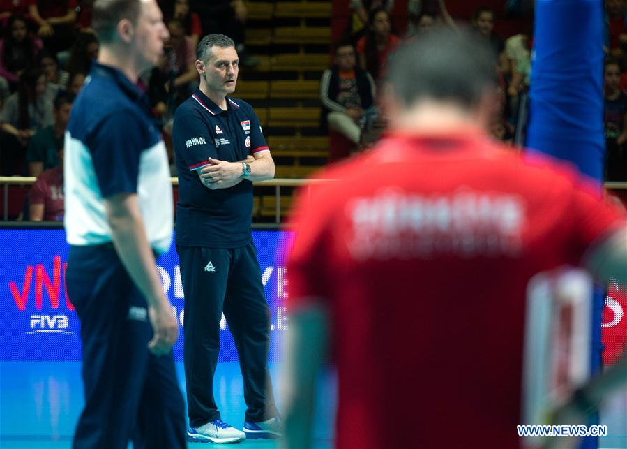 (SP)BRAZIL-BRASILIA-VOLLEYBALL-NATIONS LEAGUE-TURKEY VS SERBIA