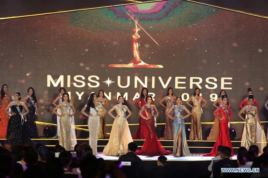 MYANMAR-YANGON-MISS UNIVERSE 2019