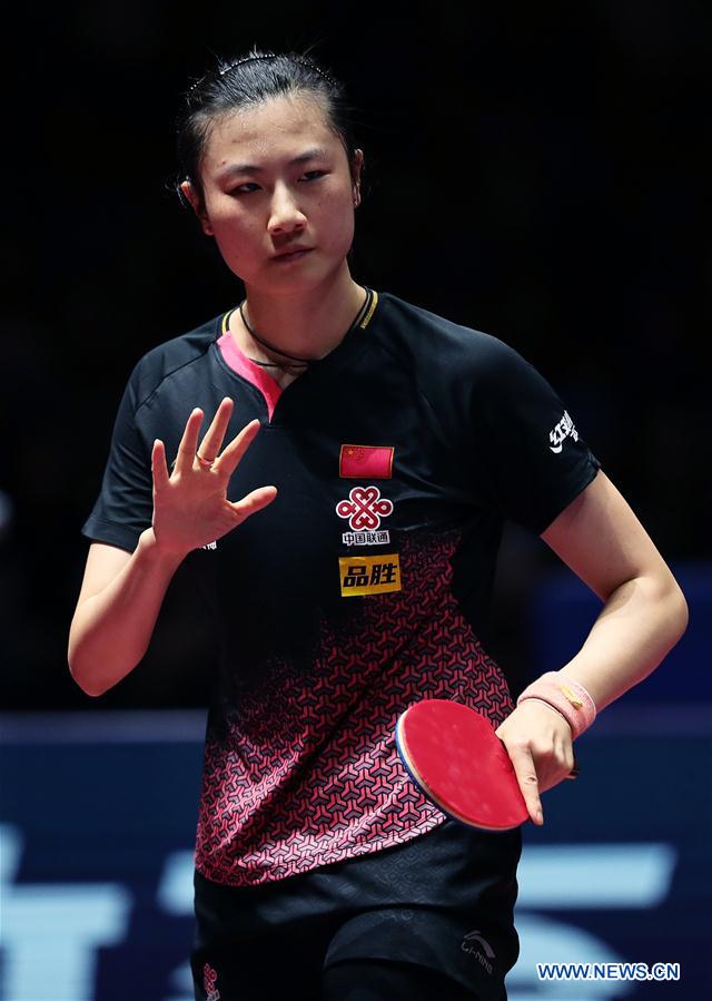 (SP)CHINA-SHENZHEN-TABLE TENNIS-CHINA OPEN-WOMEN'S SINGLES (CN)