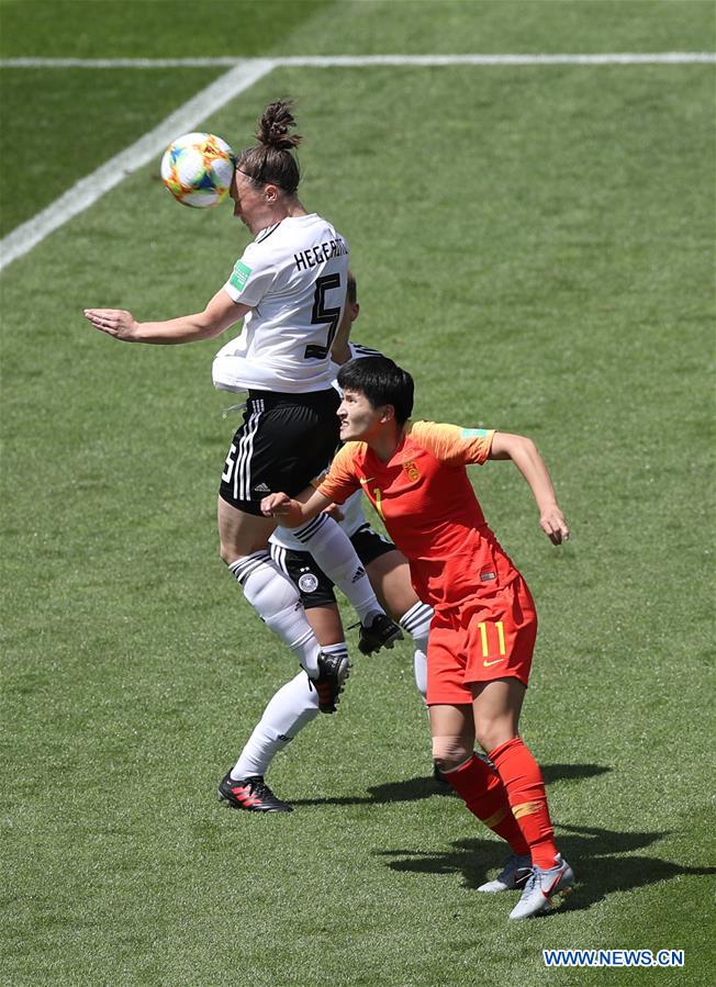 (SP)FRANCE-RENNES-2019 FIFA WOMEN'S WORLD CUP-GROUP B-GER VS CHN