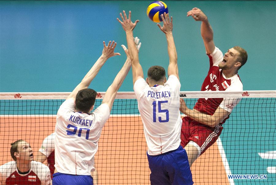 (SP)IRAN-URMIA-FIVB VOLLEYBALL LEAGUE-RUSSIA VS POLAND