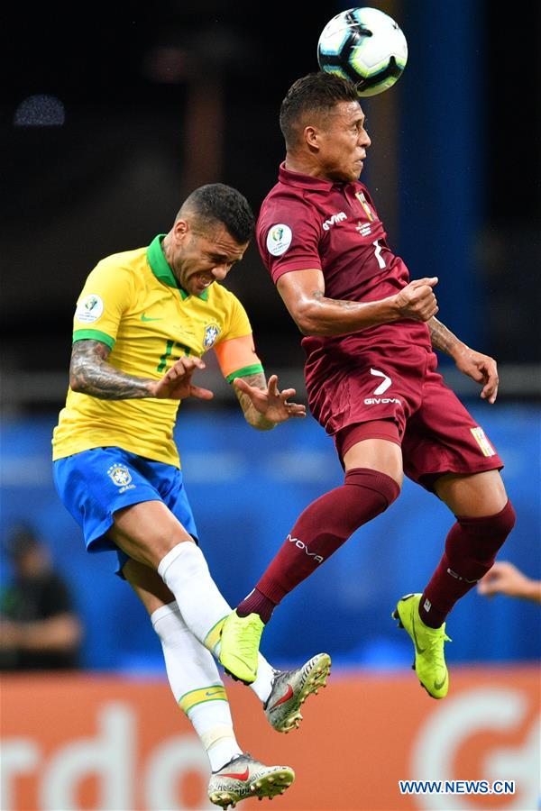 (SP)BRAZIL-SALVADOR-SOCCER-COPA AMERICA 2019-BRAZIL VS VENEZUELA