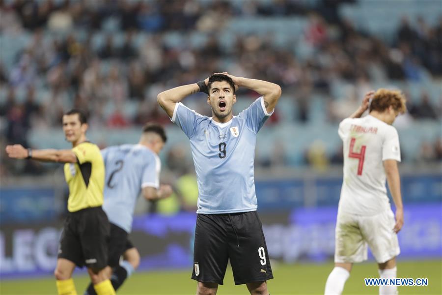 (SP)BRAZIL-PORTO ALEGRE-SOCCER-COPA AMERICA 2019-JAPAN VS URUGUAY