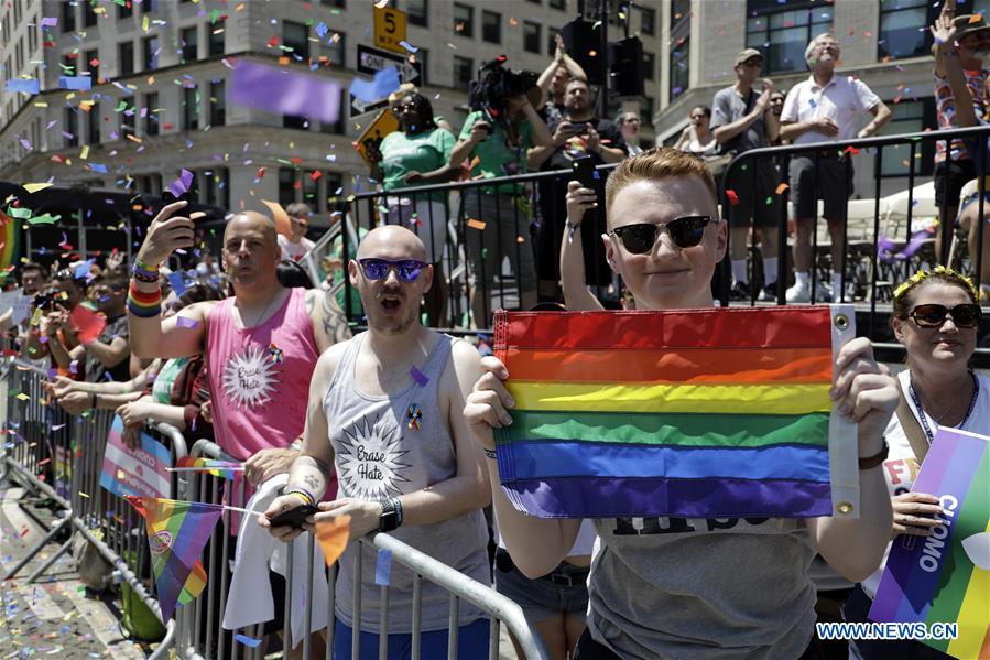 U.S.-NEW YORK-PRIDE PARADE