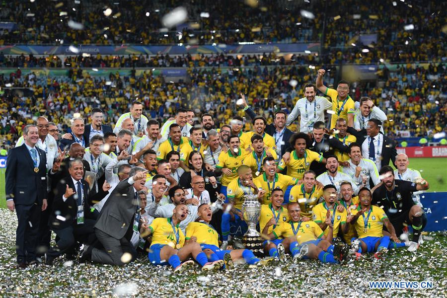 (SP)BRAZIL-RIO DE JANEIRO-FOOTBALL-COPA AMERICA 2019-FINAL-BRAZIL VS PERU