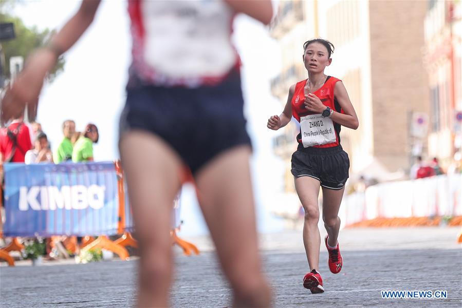 (SP)ITALY-NAPLES-SUMMER UNIVERSIADE-ATHLETICS-WOMEN'S HALF MARATHON-FINAL