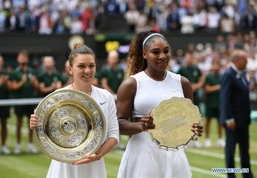 (SP)BRITAIN-LONDON-TENNIS-WIMBLEDON CHAMPIONSHIPS 2019-WOMEN'S SINGLES-FINAL