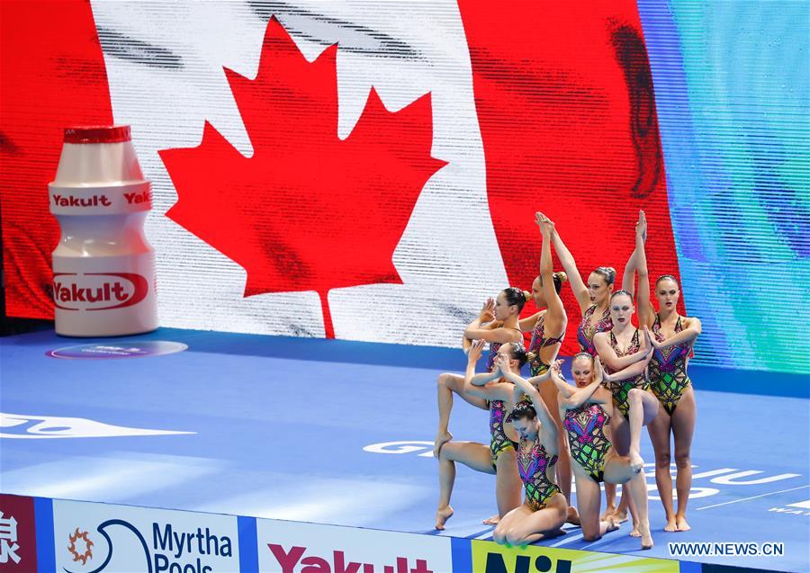 (SP)SOUTH KOREA-GWANGJU-FINA WORLD CHAMPIONSHIPS-ARTISTIC SWIMMING-TEAM TECHNICAL PRELIMINARY