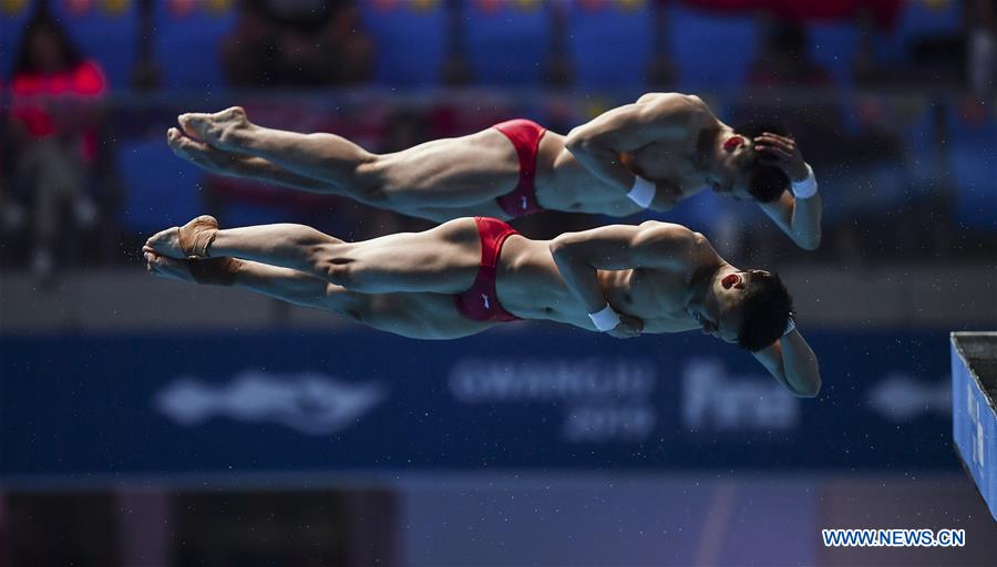 (SP)SOUTH KOREA-GWANGJU-FINA WORLD CHAMPIONSHIPS-MEN'S 10M SYNCHRO PLATFORM FINAL