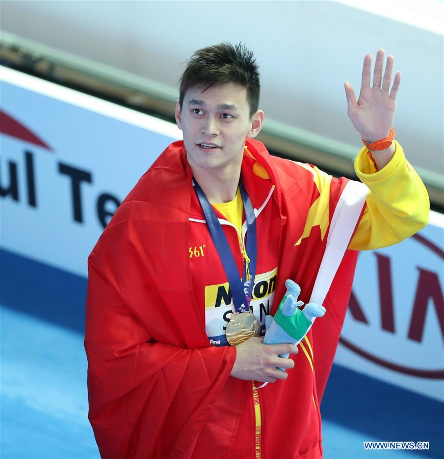 (SP)SOUTH KOREA-GWANGJU-FINA WORLD CHAMPIONSHIPS-SWIMMING-DAY 1