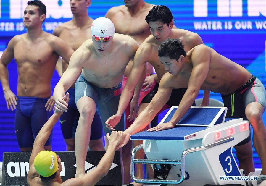 (SP)SOUTH KOREA-GWANGJU-FINA WORLD CHAMPIONSHIPS-SWIMMING-DAY 6