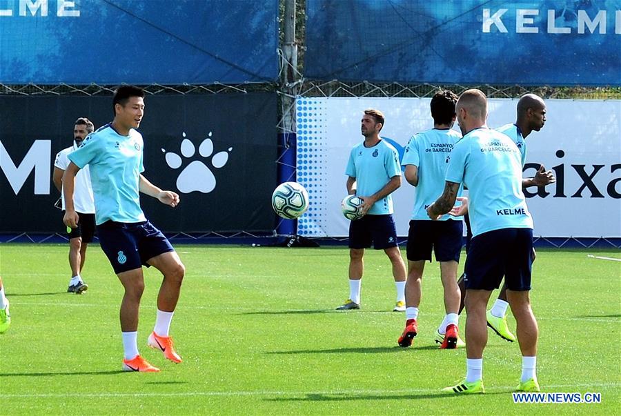 (SP)SPAIN-BARCELONA-RCD ESPANYOL TRAINING SESSION