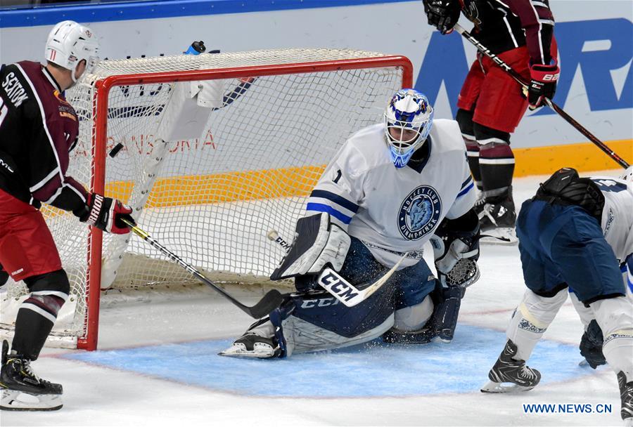 (SP)LATVIA-RIGA-ICE HOCKEY-RAILWAY CUP-MINSK DINAMO VS AVTOMOBILIST