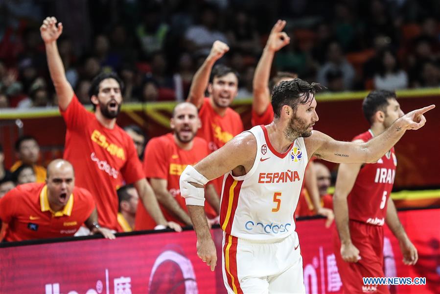 (SP)CHINA-GUANGZHOU-BASKETBALL-FIBA WORLD CUP-GROUP C-ESP VS IRI(CN)