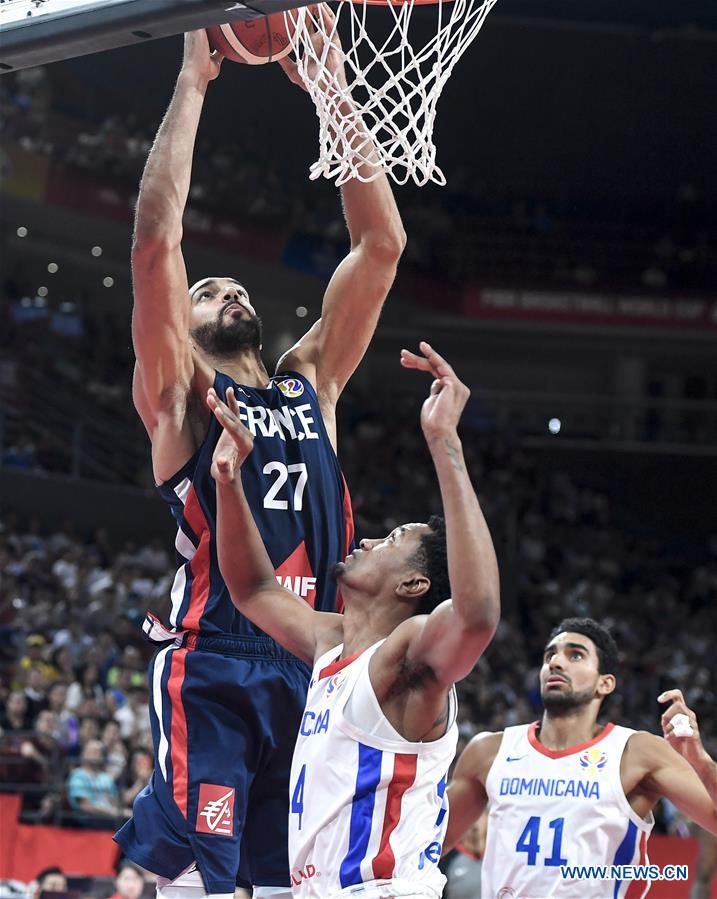 (SP)CHINA-SHENZHEN-BASKETBALL-FIBA WORLD CUP-GROUP G-DOM VS FRA (CN)