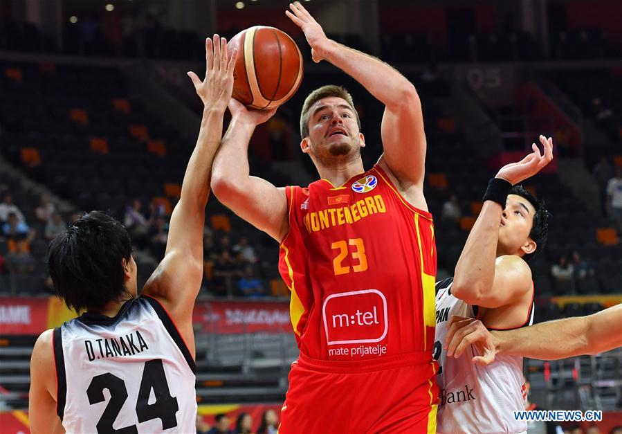 (SP)CHINA-DONGGUAN-BASKETBALL-FIBA WORLD CUP-GROUP O-MONTENEGRO VS JAPAN (CN)